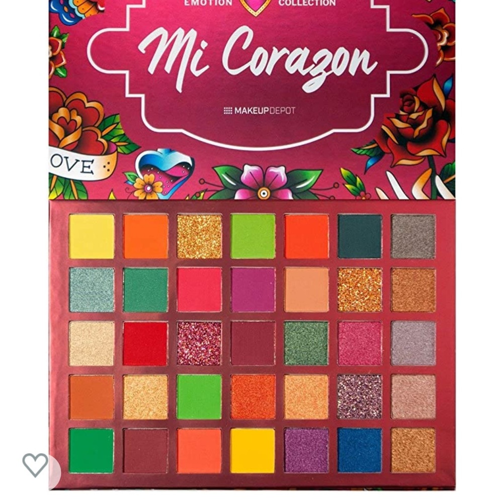 "Mi Corazon" "My Heart" 35 Colors Eyeshadow Palette